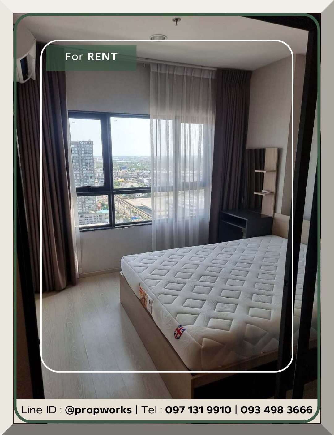 [For Rent] 🎉RCE16115🎉🏢IDEO Sukhumvit 115 | Steps to BTS Pu Chao & Big C | Elevated Living for Less