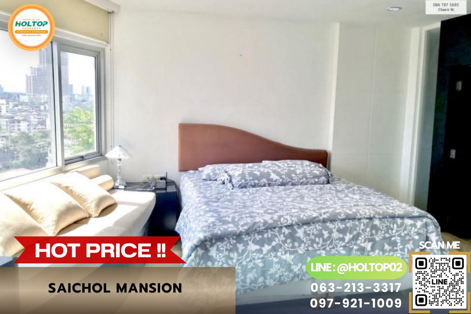 #AA19624 ให้เช่าคอนโด Saichol Mansion #AA19624 ให้เช่าคอนโด Saichol Mansion