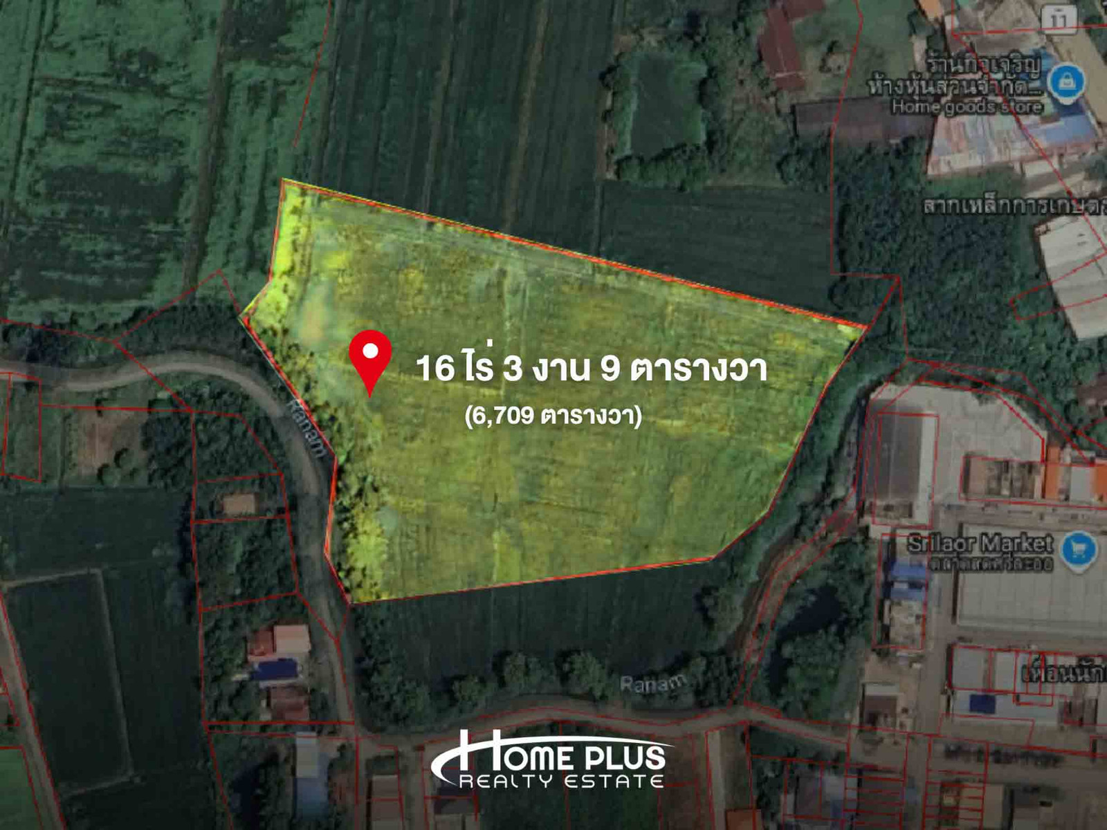🌳 Large plot of land for sale, over 16 rai - next to Sri Lao fresh market. Sak Lek District Phichit Province 🌳 Large plot of land for sale, over 16 rai - next to Sri Lao fresh market. Sak Lek District Phichit Province