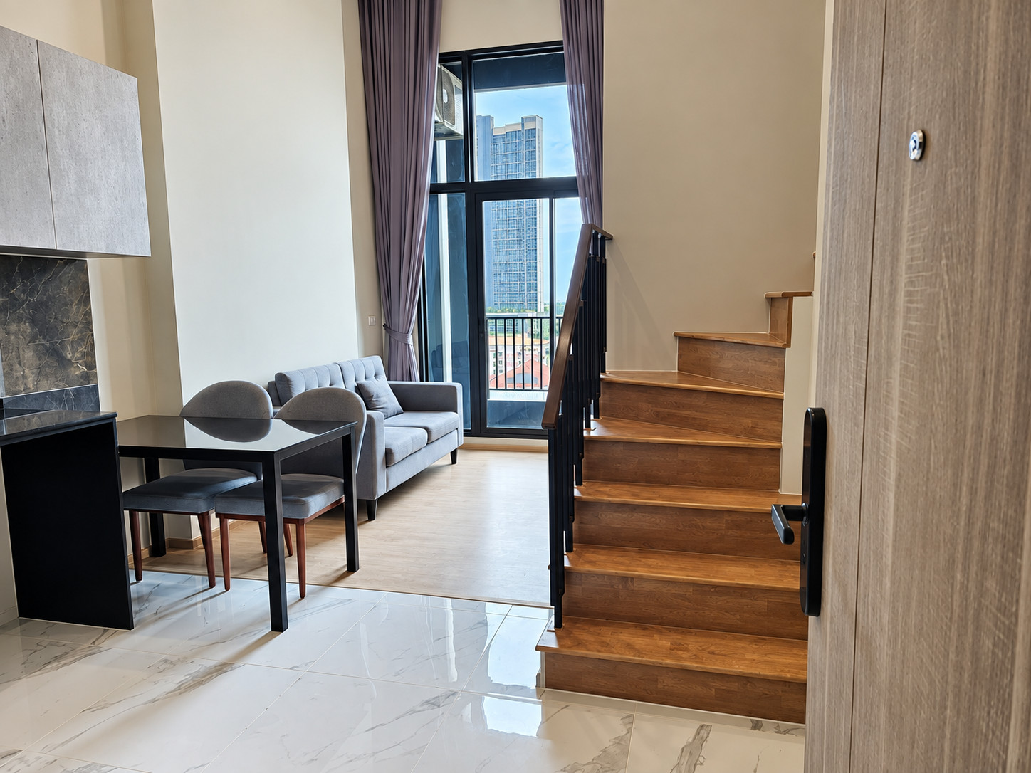 Condo for sale, Ken Attitude Rattanathibet, MRT Phra Nang Klao Bridge, 100 meters, 2-story room, 2 bedrooms, 9th floor. Condo for sale, Ken Attitude Rattanathibet, MRT Phra Nang Klao Bridge, 100 meters, 2-story room, 2 bedrooms, 9th floor.