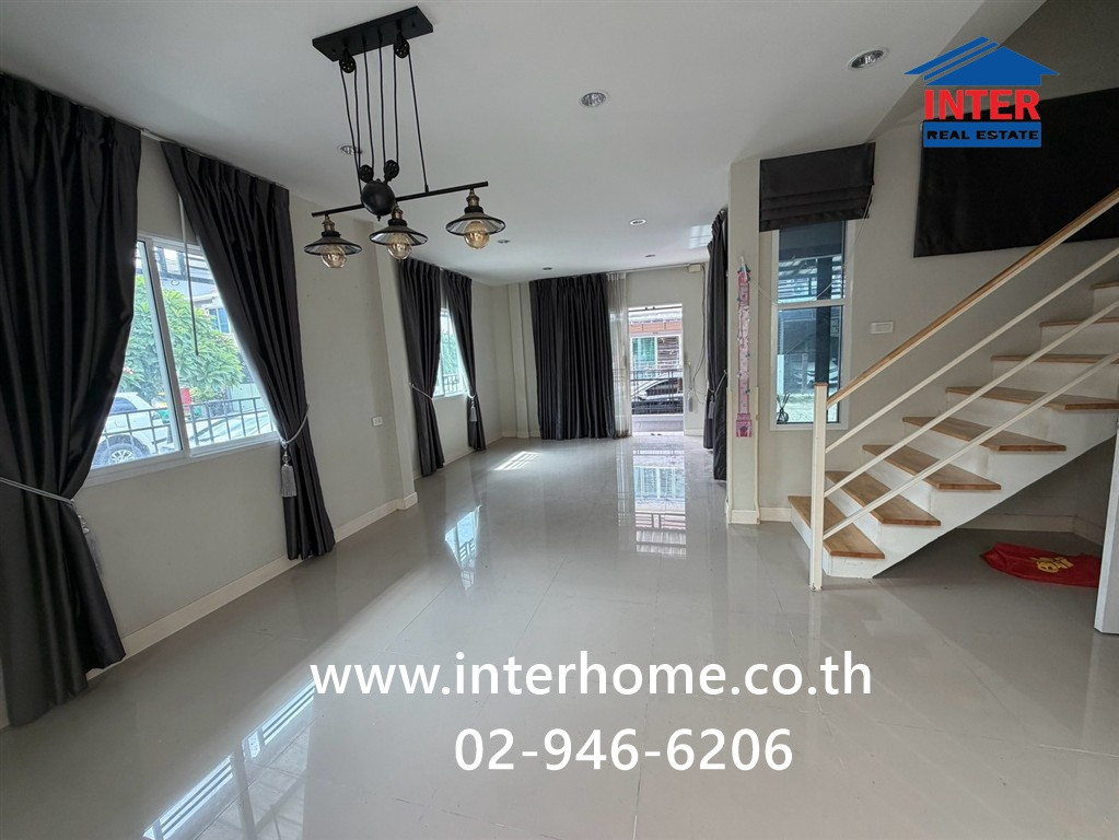 ทาวน์โฮม 2 ชั้น 22.4 ตร.ว. หมู่บ้านบัวทองธานี เรสซิเดนซ์ ซอยจันทร์ทองเอี่ยม ถนนกาญจนาภิเษก ถนนบางกรวย-ไทรน้อย บางบัวทอง นนทบุรี – รูปที่ 3