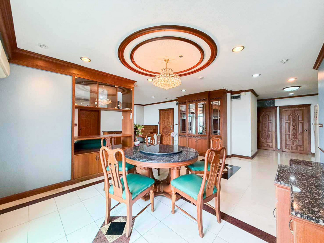 Condo for rent, LUMPINI PARK VIEW, 104 sq m, large unit, 25th floor, opposite One Bangkok, near MRT Lumpini. – รูปที่ 3
