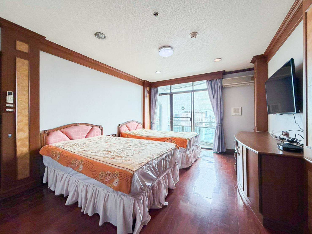 Condo for rent, LUMPINI PARK VIEW, 104 sq m, large unit, 25th floor, opposite One Bangkok, near MRT Lumpini. – รูปที่ 4