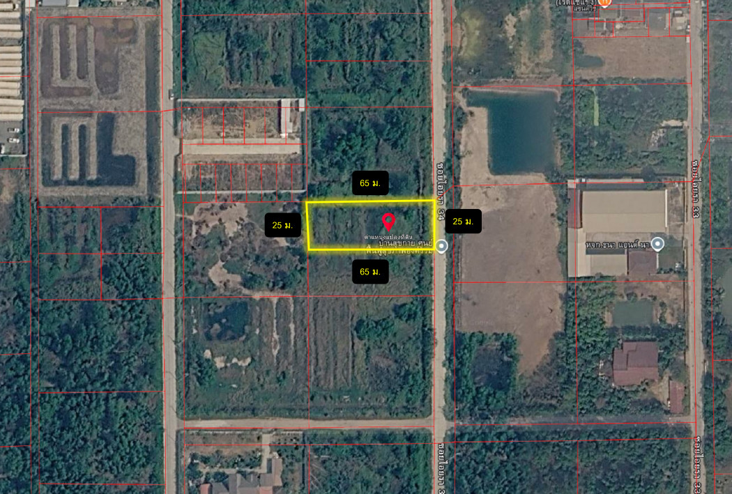 Land for sale in Soi Ayara 34, Khlong Luang, 400 sq.wa. Only 3.5 km from Phahonyothin Road. – รูปที่ 3