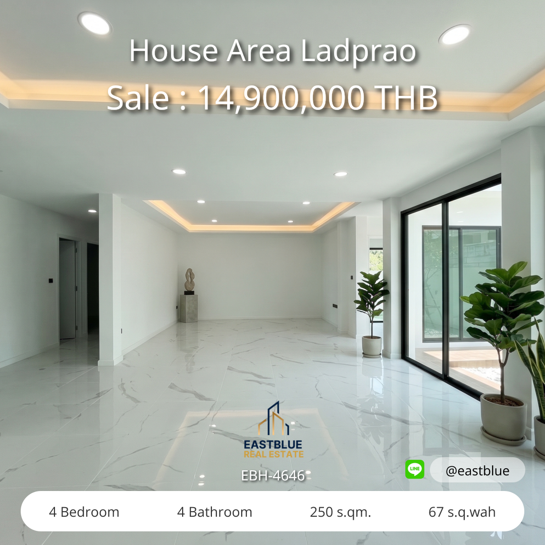 For Sale: House Area Ladprao 4 Bed 250 sqm 14.9M THB
