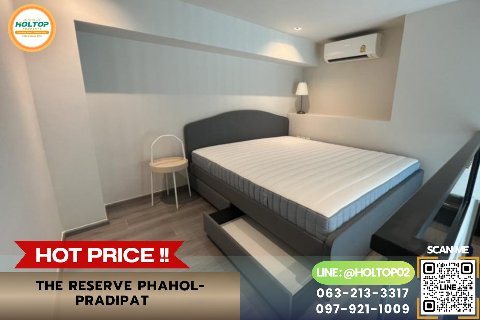 #R10734 ให้เช่าคอนโด The Reserve Phahol-Pradipat #R10734 ให้เช่าคอนโด The Reserve Phahol-Pradipat
