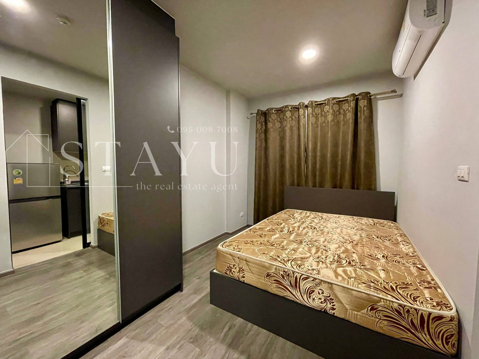 🔥🔥Best price in the building!! Complete with furniture and electrical appliances as shown in the picture!!  You cant find it at this price. There is only one room!! If contact quickly before the room is reserved!! Monte Rama 9, MRT Ramkhamhang – รูปที่ 4