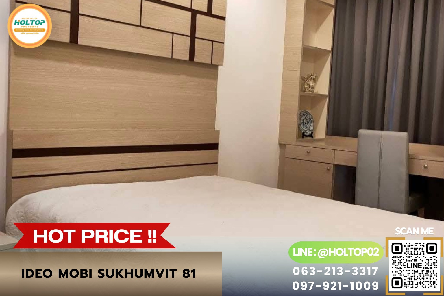 #MN029242 ให้เช่าคอนโด Ideo Mobi Sukhumvit 81 #MN029242 ให้เช่าคอนโด Ideo Mobi Sukhumvit 81