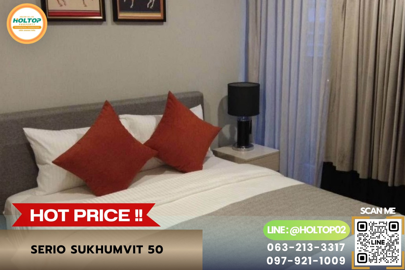 #AA27252 ให้เช่าคอนโด Serio Sukhumvit 50 #AA27252 ให้เช่าคอนโด Serio Sukhumvit 50