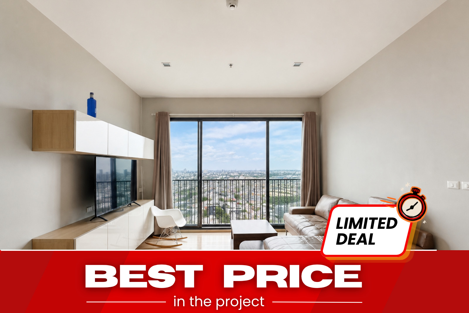 Rare 1BR Condo Ekkamai 27th Floor Near BTS Ekkamai ฿6.19M Investment - U6671298 Rare 1BR Condo Ekkamai 27th Floor Near BTS Ekkamai ฿6.19M Investment - U6671298
