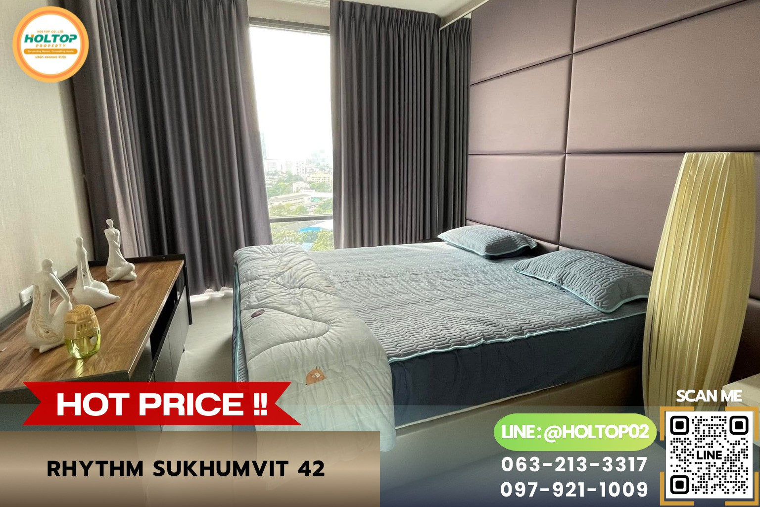 #AA131206 Condo for rent Rhythm Sukhumvit 42.