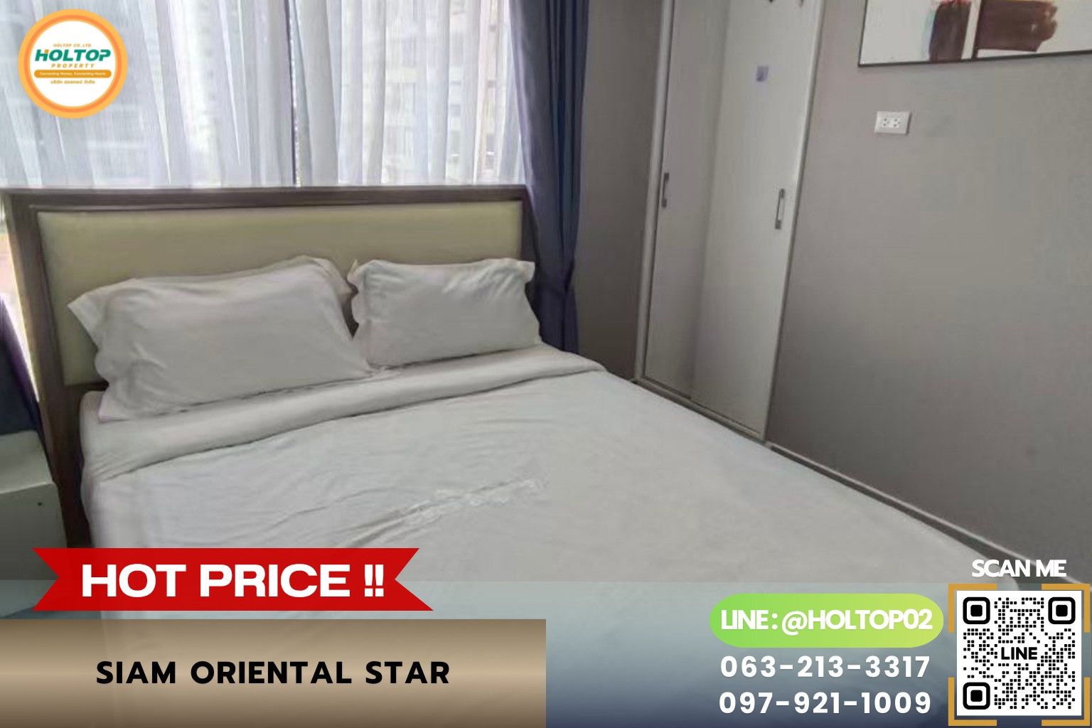 #R10732 ให้เช่าคอนโด Siam Oriental Star