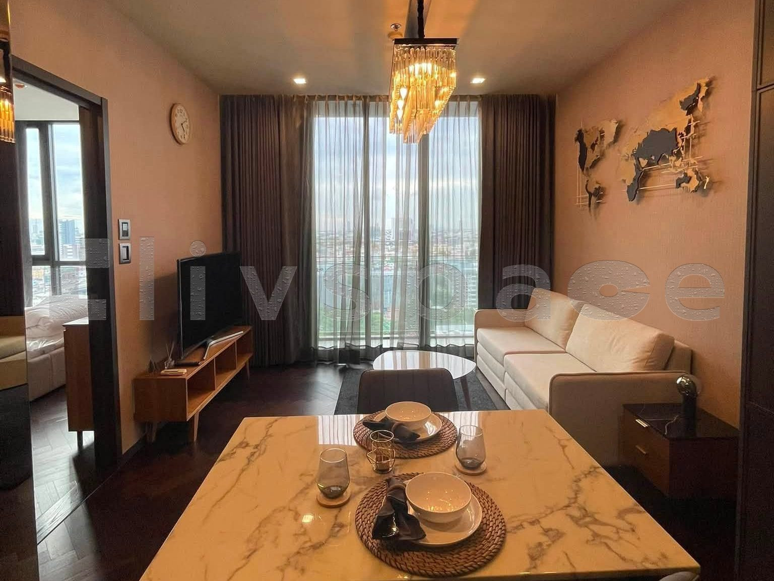 ▚ L0UC02ツ ให้เช่า: The Monument Sanampao 1 Bed 48ตร.ม. คอนโด Luxury ส่วนตัวสูง ใกล้ BTS สนามเป้า 300ม.✨ – รูปที่ 3