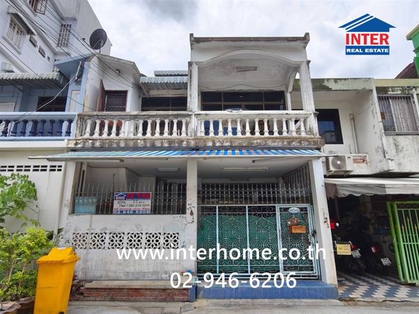 Townhouse, 2 floors, 21 sq m. Townhouse, Soi Chan 16, Intersection 7, Chan Road, Sathorn Road, Yannawa District, Bangkok.