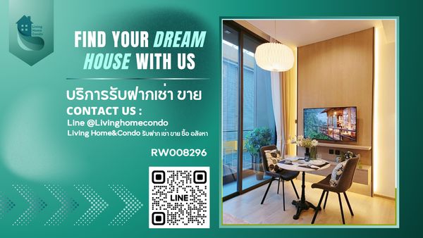 For rent The Crest Park Residences ตกแต่งครบ พร้อมเข้าอยู่ ใกล้ MRT พหลโยธิน -RW008296