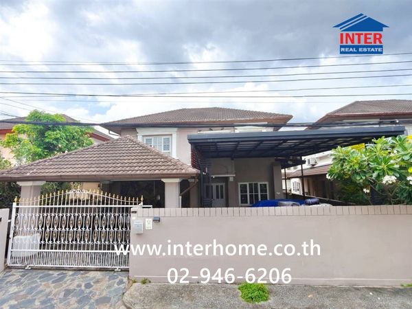 2-story detached house, 64 sq m, Perfect Place Village. Soi Ramkhamhaeng 64 (Soi Kheha Romklao 64) Ramkhamhaeng Road, Kheha Romklao Road, Lat Krabang District, Bangkok