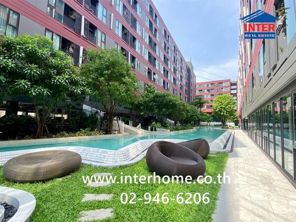 Condominium 24.21 sq m, Kave TU, near Thammasat University, Rangsit Center, Phahon Yothin Road, Chiang Rak Road, Khlong Luang, Pathum Thani.