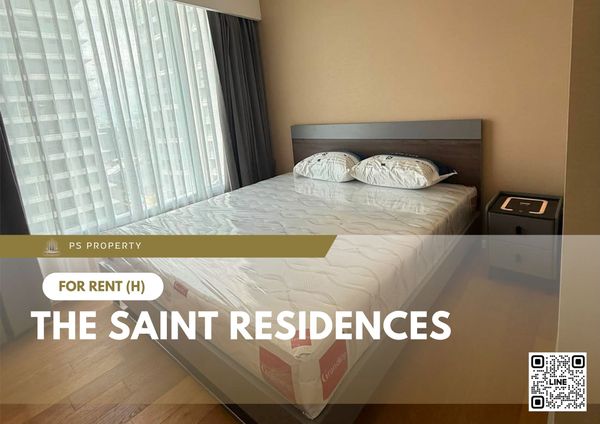 For Rent ✨ The Saint Residences ✨ Fully furnished and equipped with appliances; near BTS Ha Yaek Lat Phrao.