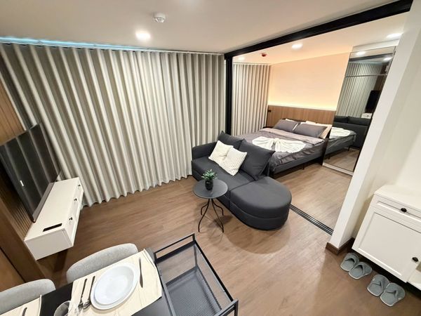 For rent Notting Hill The Exclusive CharoenKrung 🌟 Renovated entire room | New furniture | Near Asiatique only 150 m. | 17,000 baht/month
