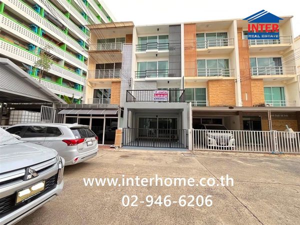 Townhome, 4 floors, 21.1 sq m, Pratchaya Hometown Village @Lat Phrao 71, Soi Lat Phrao 71, Nakniwat Road, Sukonthasawat Road, Lat Phrao District, Bangkok