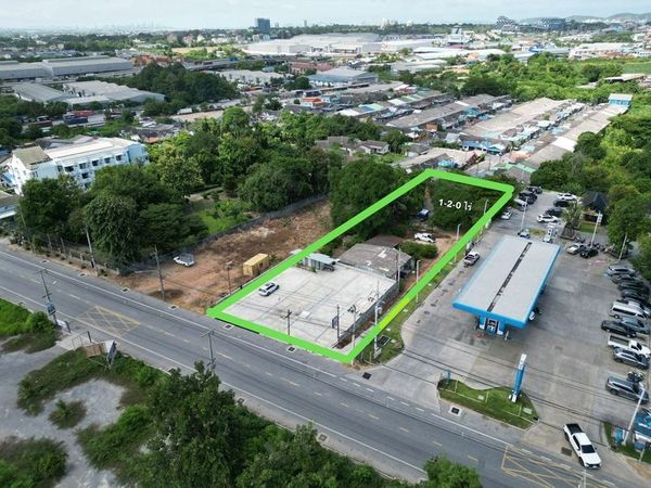 ขายที่ดินศรีราชา ติดถนนเก้ากิโล ติด ปตท. หน้ากว้าง เดินทางสดวก ใกล้บายพาส