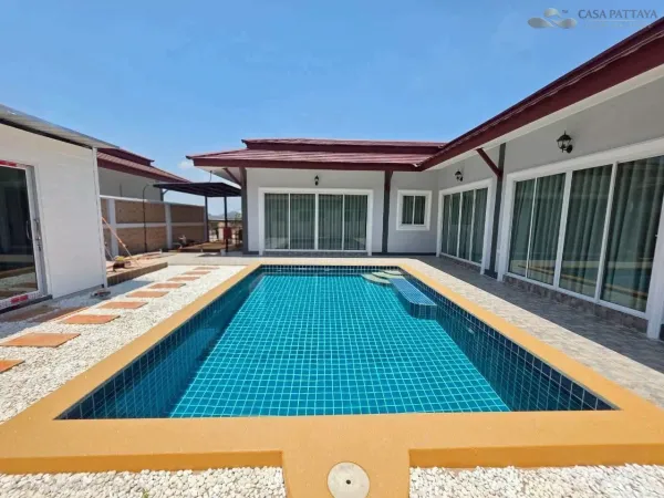 Hilltop Pool Villa for Sale in Bang Saray with Mountain View