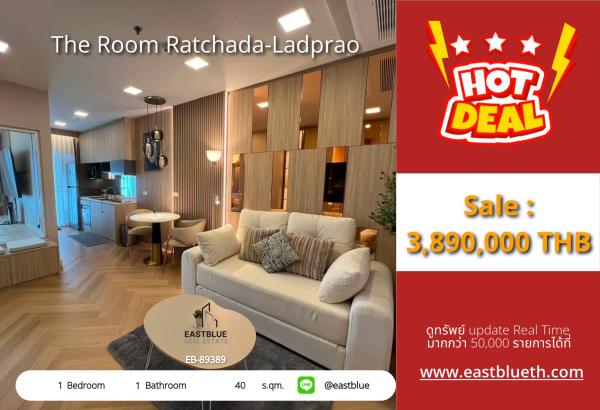 05/10/2026, รวมค่าโอน🏢 Luxury 1 Bed Condo in The Room Ratchada-Ladprao! 💎
Yours for 3.89M THB - Prime Location near Ha Yeak Lat Phrao MRT! 🚇 0642748883
