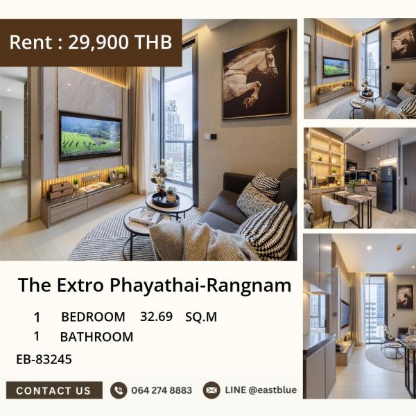 05/10/2026, 🏢 Luxury Condo with MRT Convenience! 💫
Unwind in a Spacious 1-Bed at The Extro Phayathai-Rangnam 🌇 0642748883