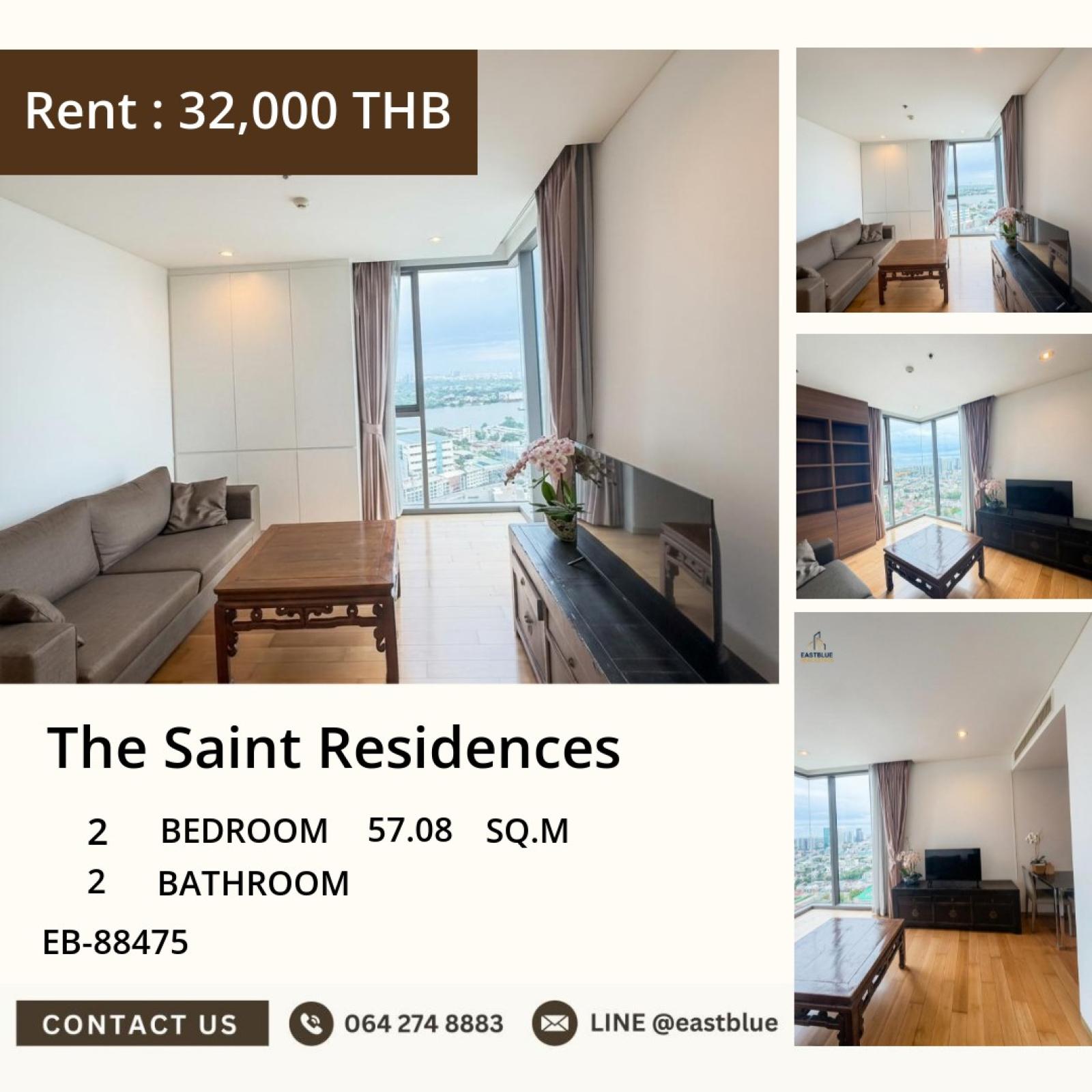 05/10/2026, 🏙️ Luxury Condo for Rent at The Saint Residences! 🎉
2Bed/2Bath, 57.08 sqm, 32,000 THB/month (EB-88475)

Near BTS/MRT Ha Yeak Lat Phrao & Phahon Yothin 🚇
Enjoy top-notch Project Facilities! 🏊‍♂️🏋️‍♀️ 0642748883