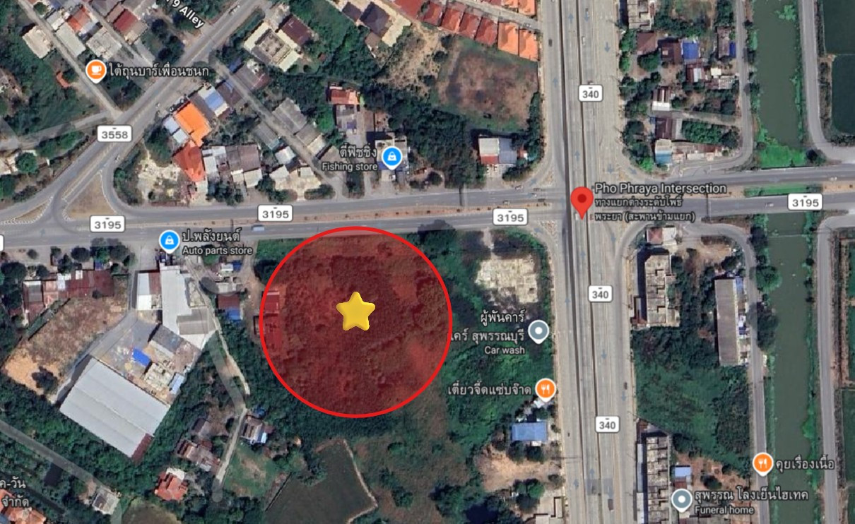 🚨 ขายที่ดินสุพรรณบุรี ติดทางหลวง 3195 | 4 ไร่ 2 งาน 9 ตร.วา | 16.5 ล้าน – รูปที่ 2