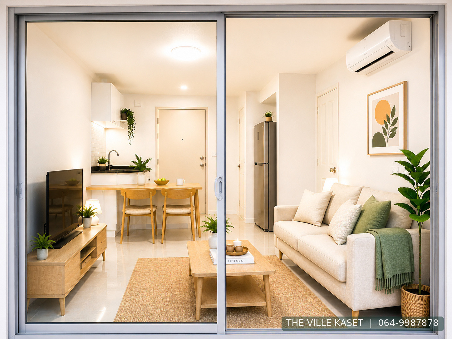 Condo for sale The Ville Kaset | 064-9987878 | 35.64 sq m, 8th floor | 3.1 million | Near Kasetsart University – รูปที่ 2