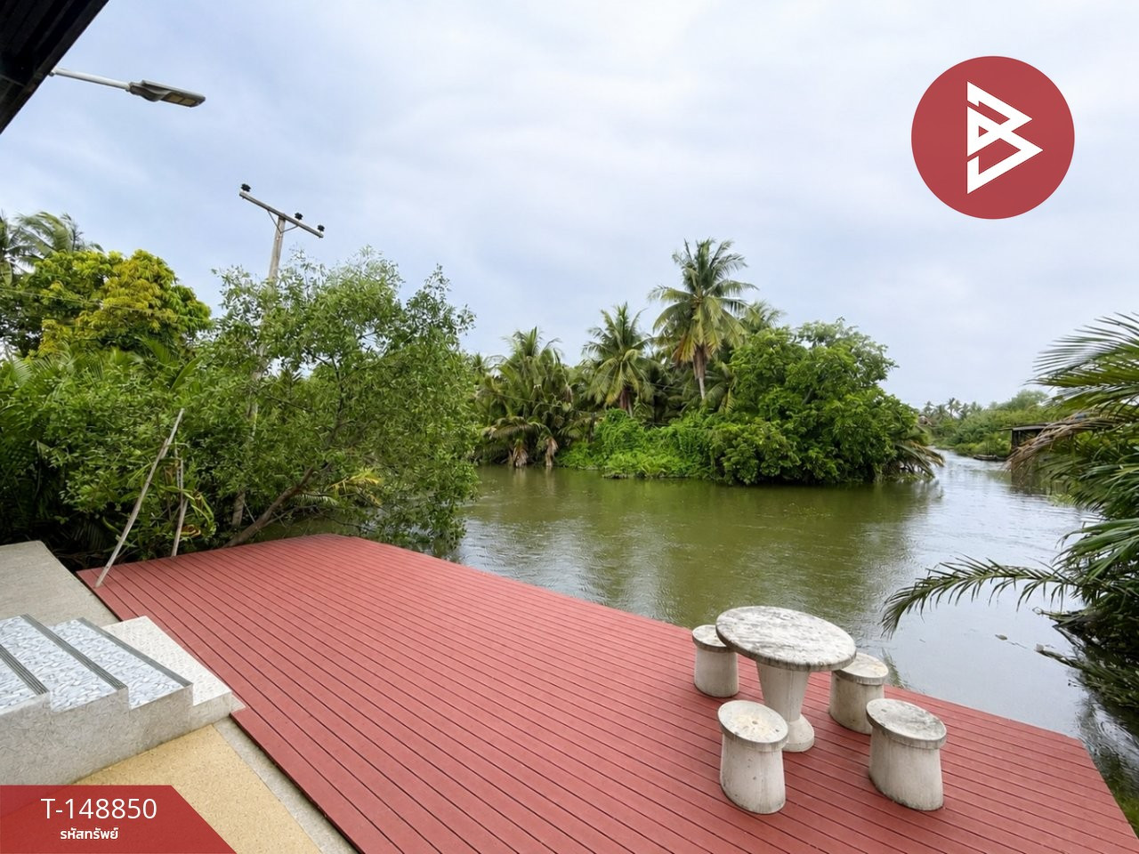 ขายบ้านเดี่ยวพร้อมที่ดิน เนื้อที่ 1 งาน 93 ตร.วา อัมพวา สมุทรสงคราม – รูปที่ 4
