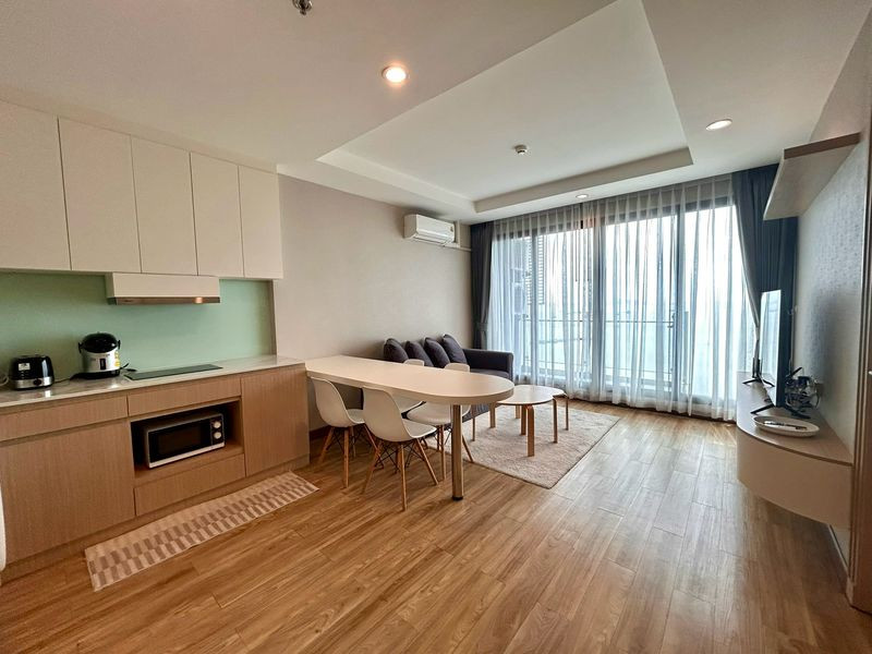 Urgent! Beautiful room with sea view at Ladda Plus Sriracha. Fully furnished. Near Koh Loi. – รูปที่ 2