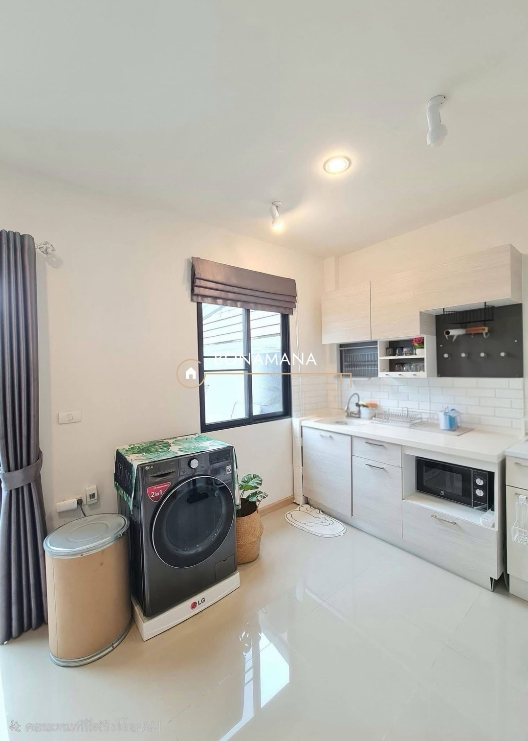For rent, large 2-story townhome, Time Home Village (Suan Luang-On Nut), along Kanchanaphisek Expressway. – รูปที่ 3