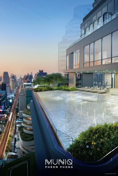 🔥Condo Luxury เลี้ยงสัตว์ได้🔥 MUNIQ PHROMPHONG |แค่ 20 เมตร ถึง BTS พร้อมพงษ์ – รูปที่ 2