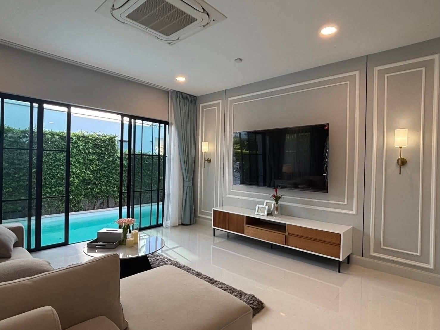 Luxury Pool Villa at Nantawan Rama 9 - New Krungthep Kreetha💦✨