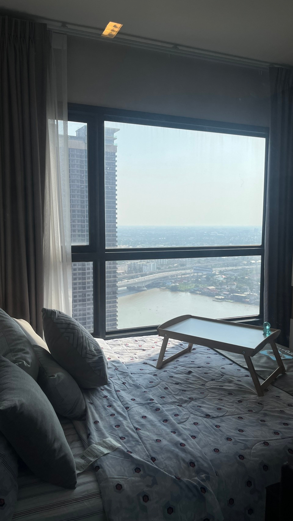 For sale with tenant, The Politan Aqua Condo, 40th floor, river view, good location, walking distance to the MRT Purple Line, Phra Nang Klao Station. – รูปที่ 4
