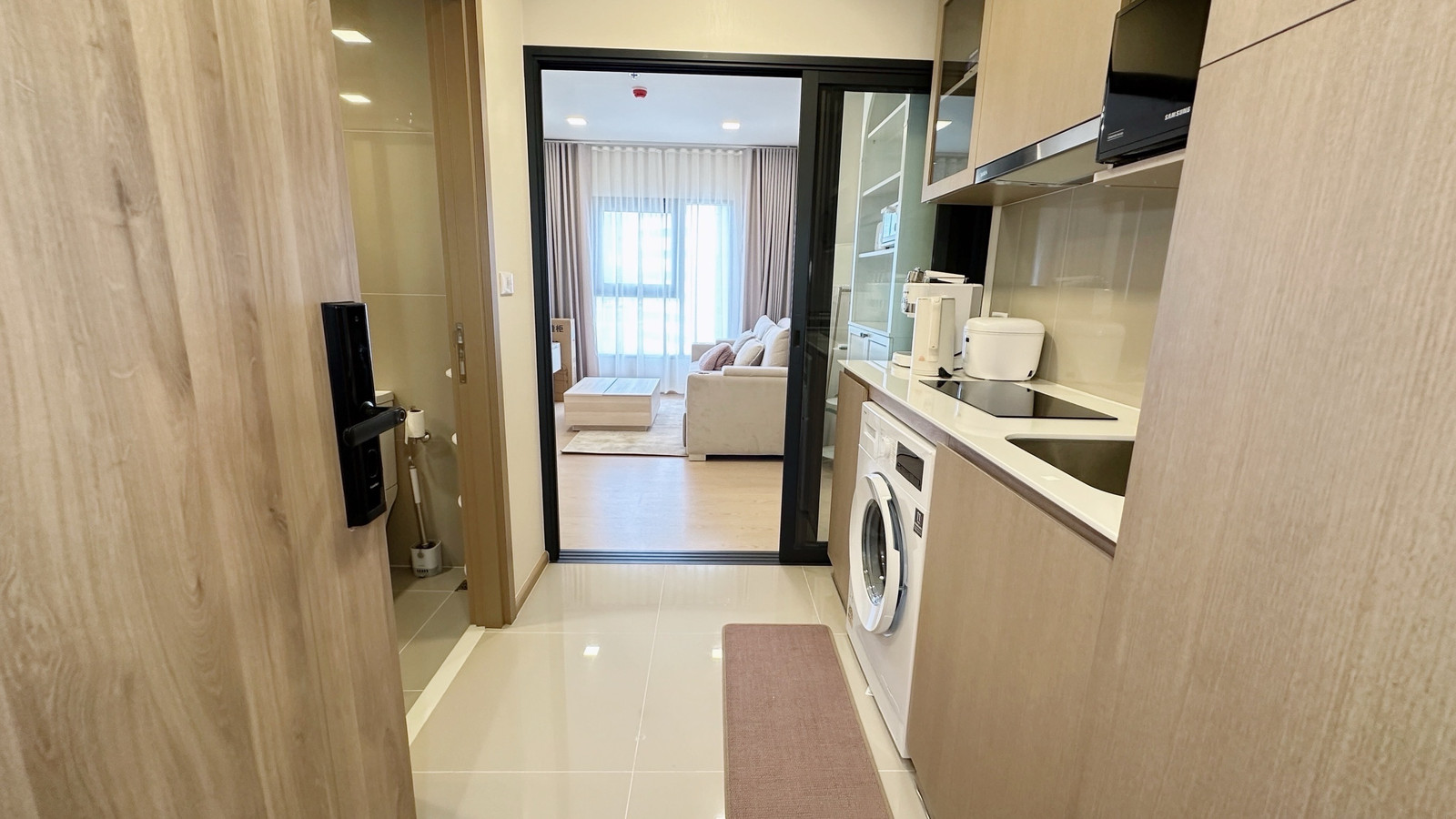 🔥Rent at  The Base Urban Rama 9 🔥1BR 1BR.🔥 27,000 🔥35.36sqm. Floor12 – รูปที่ 4