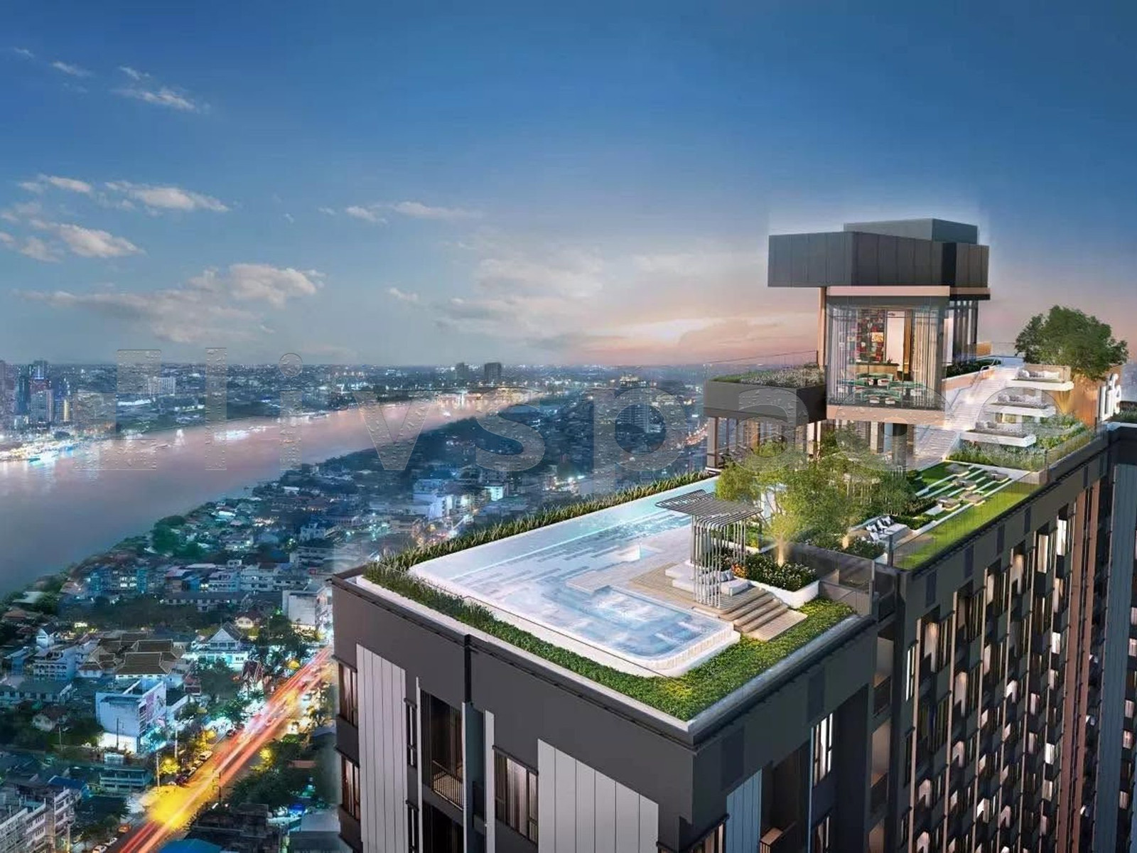 ▚ L0JCKGツ SALE DOWN PAYMENT: Life Charoennakhon–Sathorn 1 Bed 31.5sqm High Floor River & Asiatique View Below Market Price✨