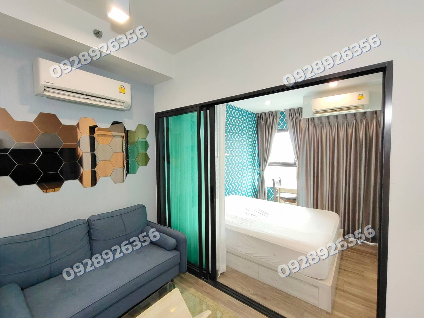 Condo for sale, Rich Park Terminal, Phahonyothin 59, 9+ floor, size 24.7 sq m, city view.