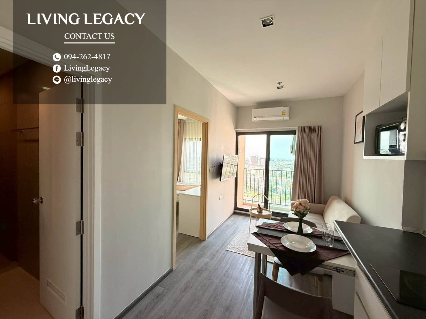 TK3KQC เช่าด่วน คอนโด Rich Park @ Triple Station ชั้นสูง วิวโล่ง | 1 นอน 1 น้ำ | 16,000 บาท/เดือน | LINE: @livinglegacy – รูปที่ 3