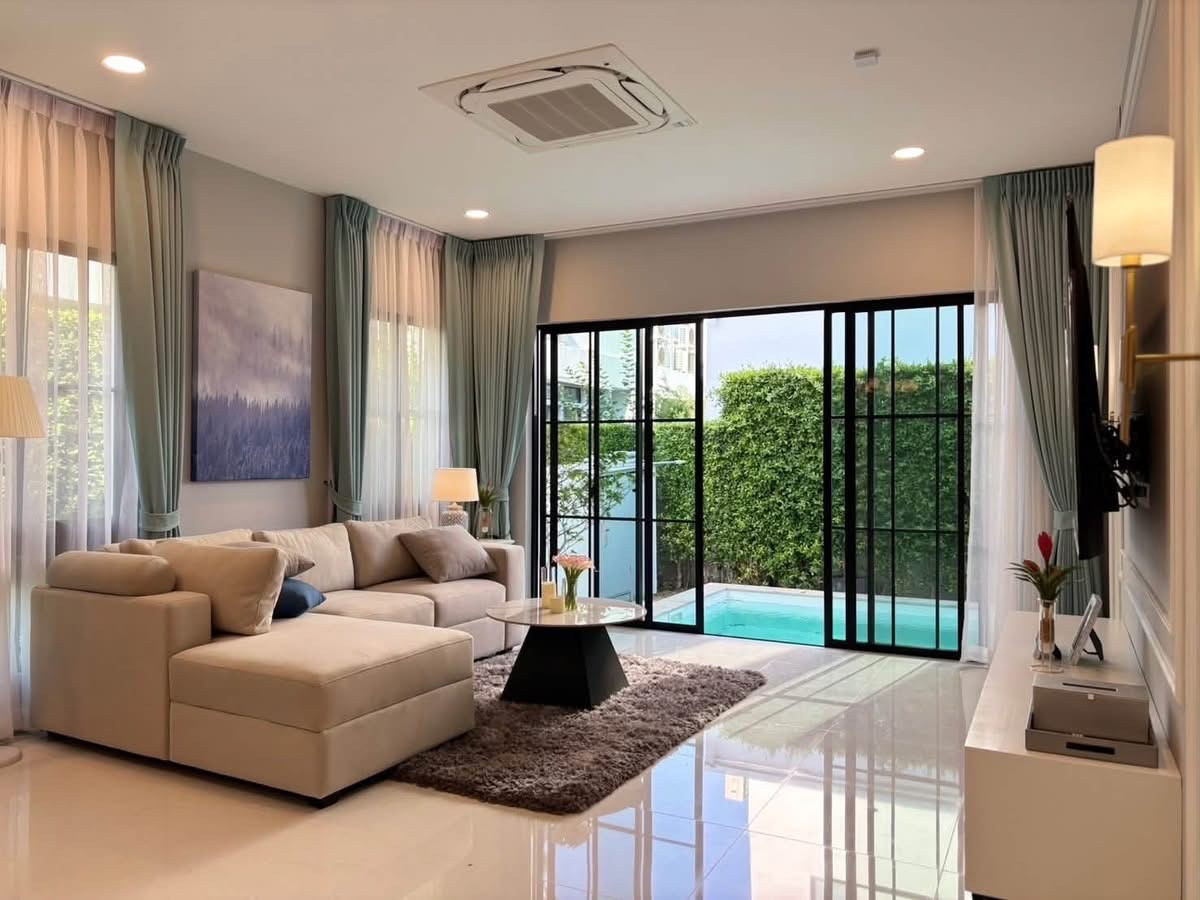 🏡✨ Luxury house for rent, Nantawan Village Rama 9, private pool, pet-friendly 🐾 🏡✨ Luxury house for rent, Nantawan Village Rama 9, private pool, pet-friendly 🐾
