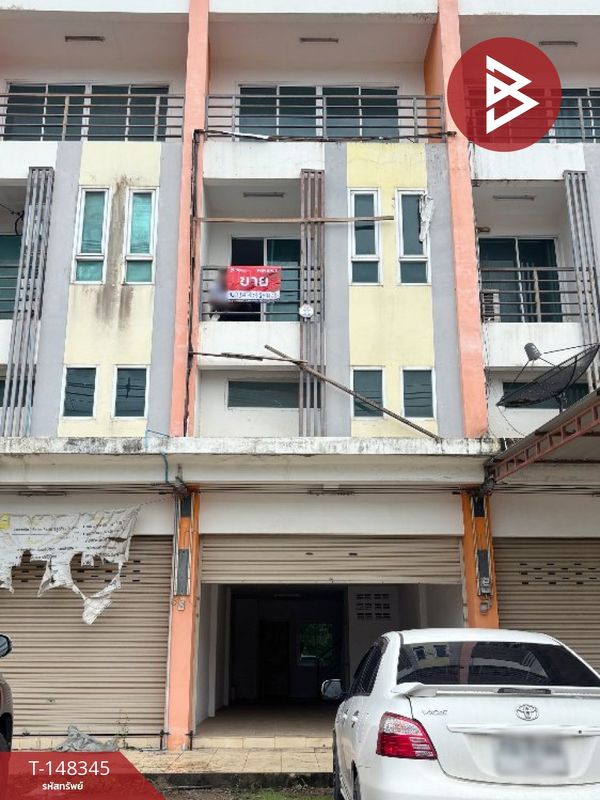 Commercial building for sale, 3 floors, area 18 sq m, Klaeng, Rayong.