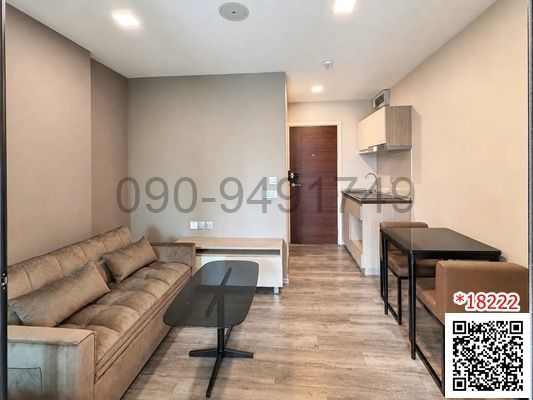 For sale, Brown Condo, Phahonyothin 67, size 1 bedroom, 3rd floor, good price, next to BTS Sai Yut.