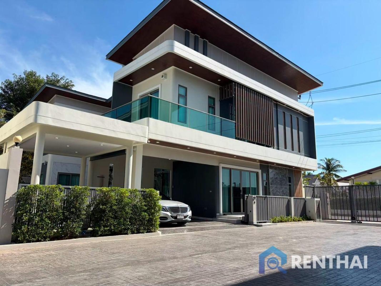 ให้เช่า และ ขาย Pool villa หรูแต่งครบ ทำเลใกล้อ่างมาบประชัน