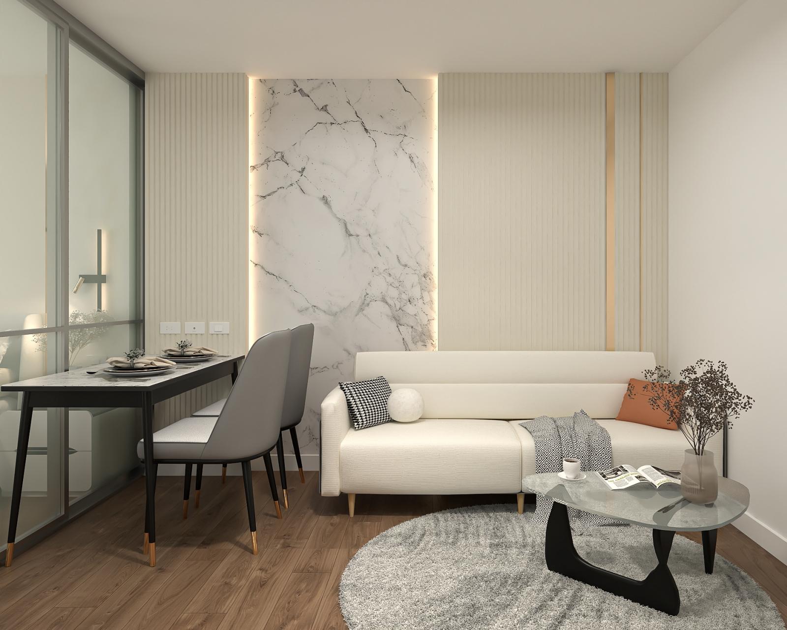 ขาย Dcondo Onnut–Rama 9 ตึก A ชั้น 1 1 Bed แต่งใหม่ Warm Contemporary ราคา 1.59 ล้าน – รูปที่ 2