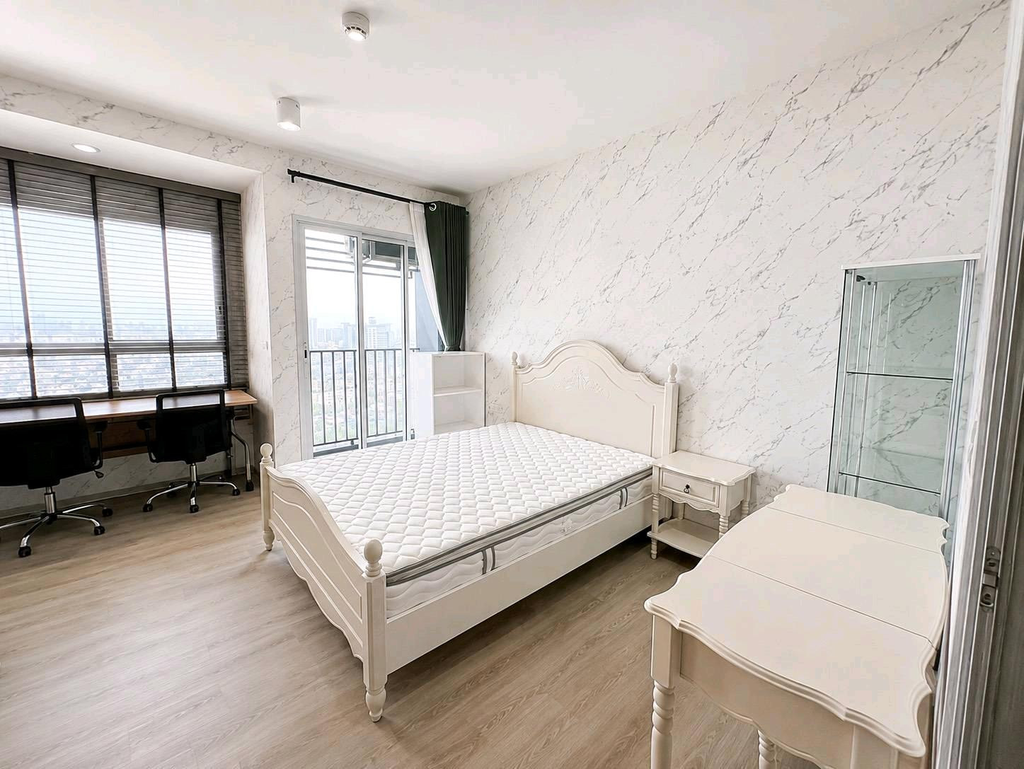 🏙️For rent, beautiful room, high floor, river view, fully furnished, electricity, contact 📱or Line: 0616395225