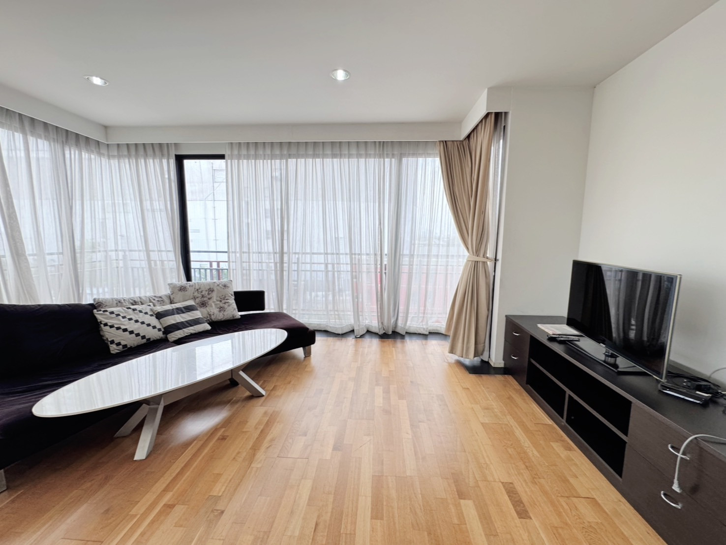 RENT !! Condo Amanta Ratchada, MRT Thailand Cultural Centre, 2 Beds, Tower 2, Fl. 6, Area 120sq.m., Rent 40,000 Baht (Corner room) – รูปที่ 2