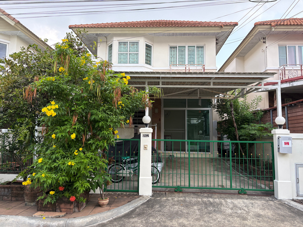 ขายบ้านเดี่ยว 2 ชั้น โครงการชวนชื่น ประชาอุทิศ ทำเลดี เดินทางสะดวก 