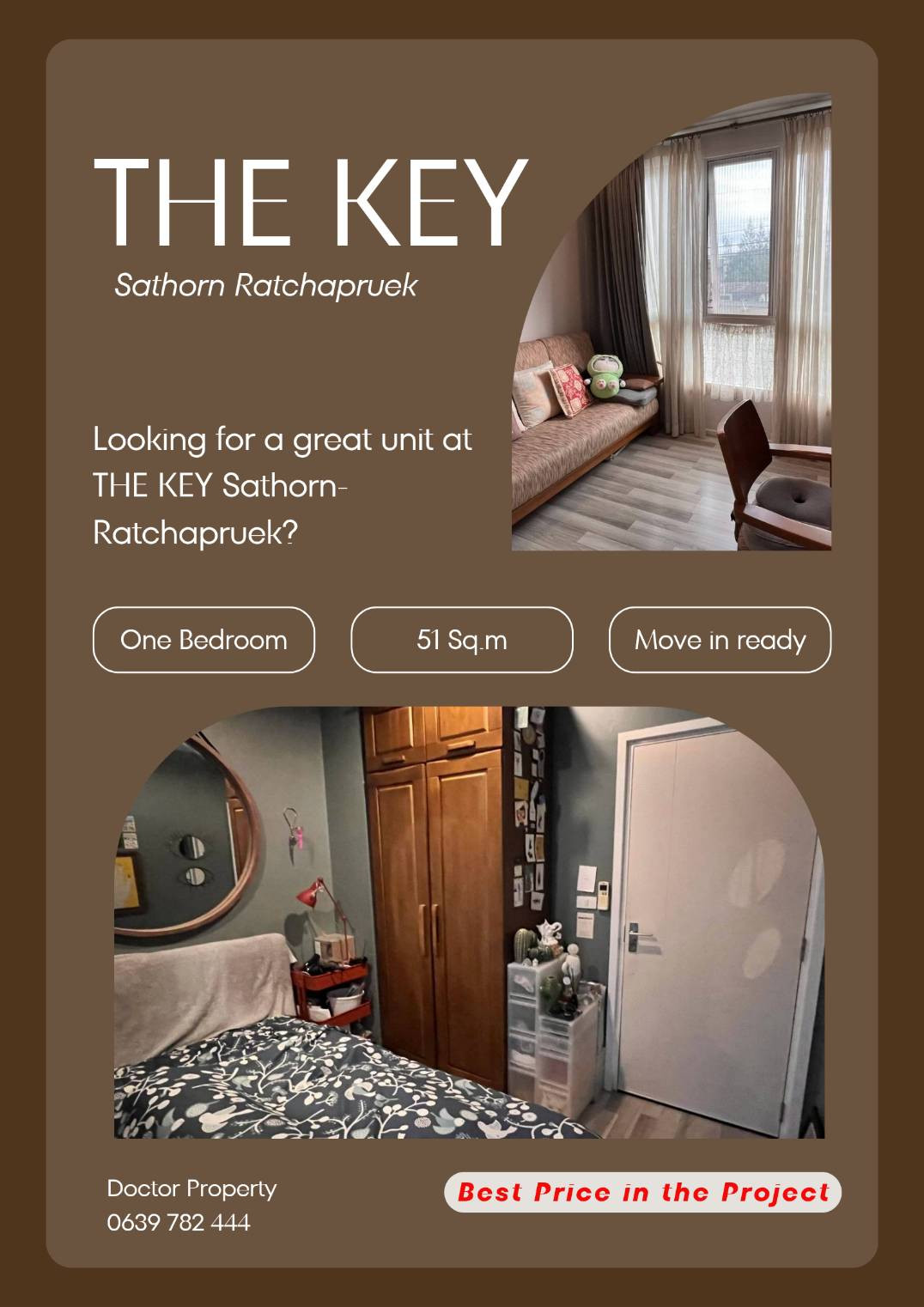 🔥 BEST PRICE IN THE PROJECT! | The Key Sathorn–Ratchapruek 🔥 1 Bedroom | 51 Sq.m. | Move-in Ready 🔥 BEST PRICE IN THE PROJECT! | The Key Sathorn–Ratchapruek 🔥 1 Bedroom | 51 Sq.m. | Move-in Ready